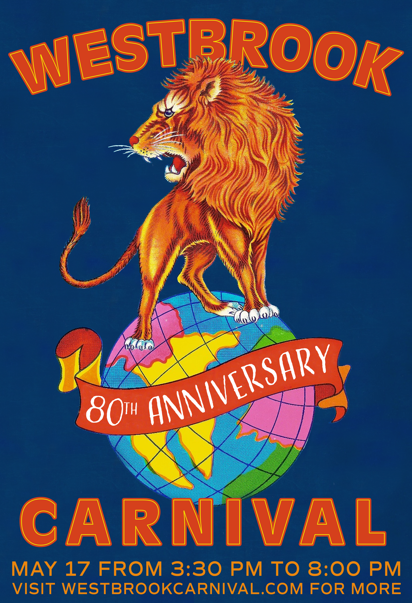 2024 Westbrook Carnival Poster - Lion