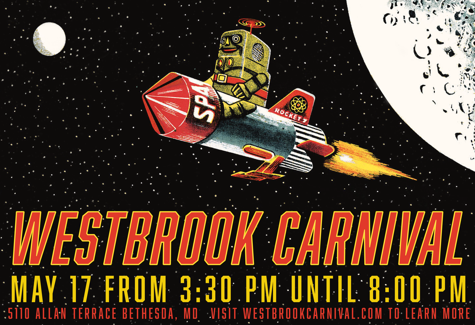 2024 Westbrook Carnival Poster Rocket BTown Customs